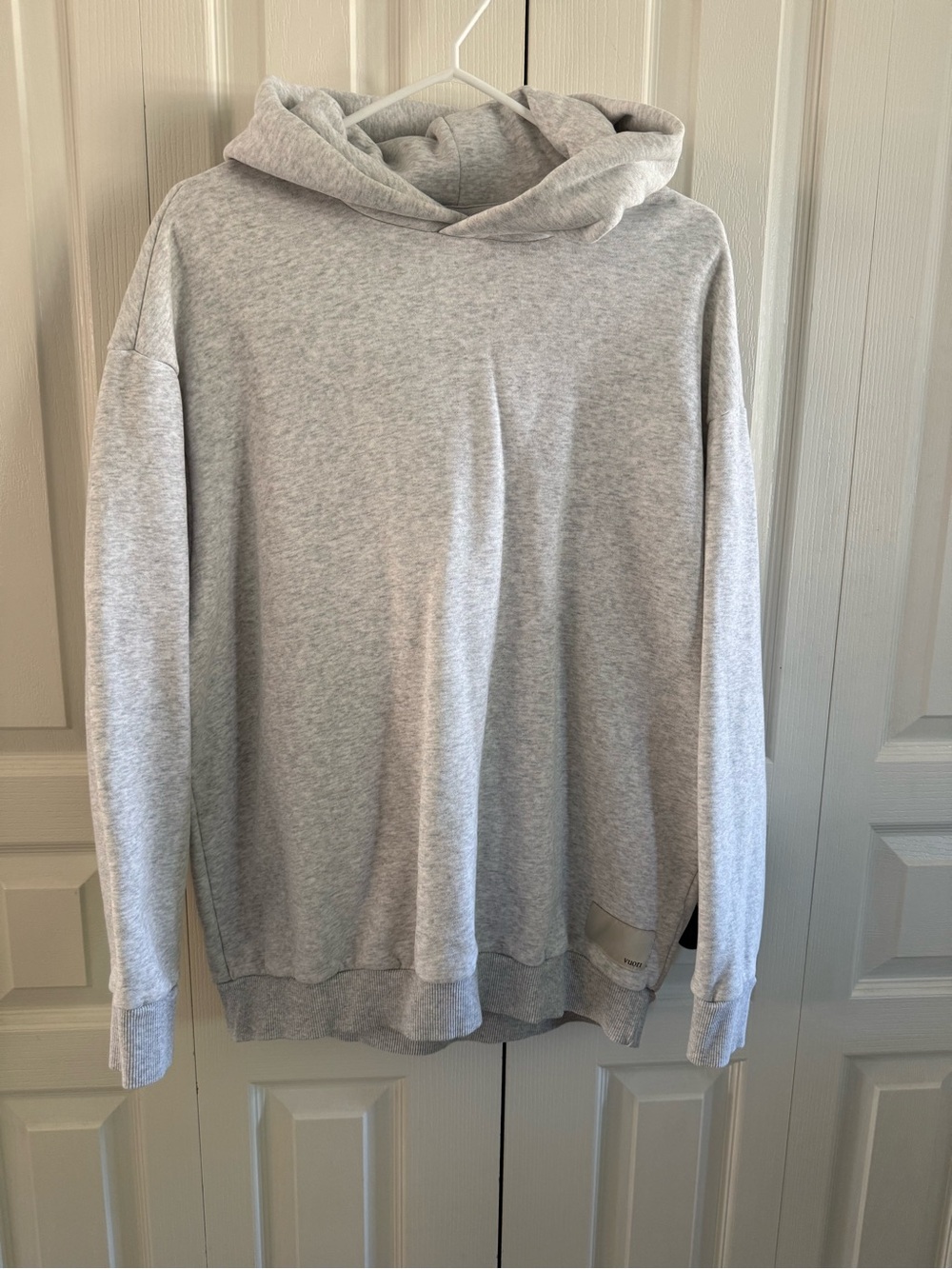 Vuori Women's Restore Oversize Light Gray Hoodie